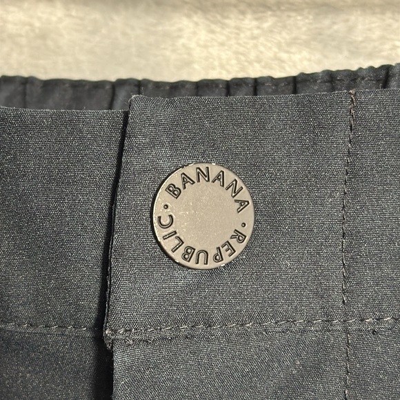 Banana‎ Republic Black pants men’s size 34 lightweight athletic pants pockets - Picture 2 of 15